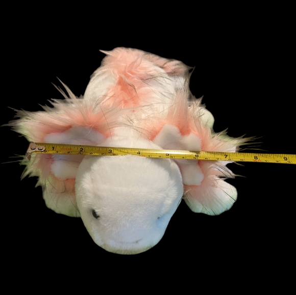Aurora Gift Molly the Axolotl Pink White & Black Stuffed Plush Animal Toy NWT - Picture 4 of 12